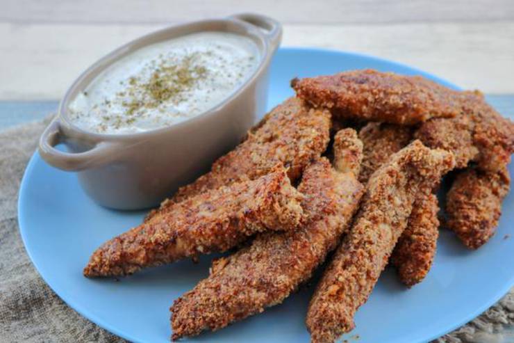 Keto Chicken Tenders – EASY Low Carb Chicken Recipe – BEST Dinner - Lunch - Appetizer Idea