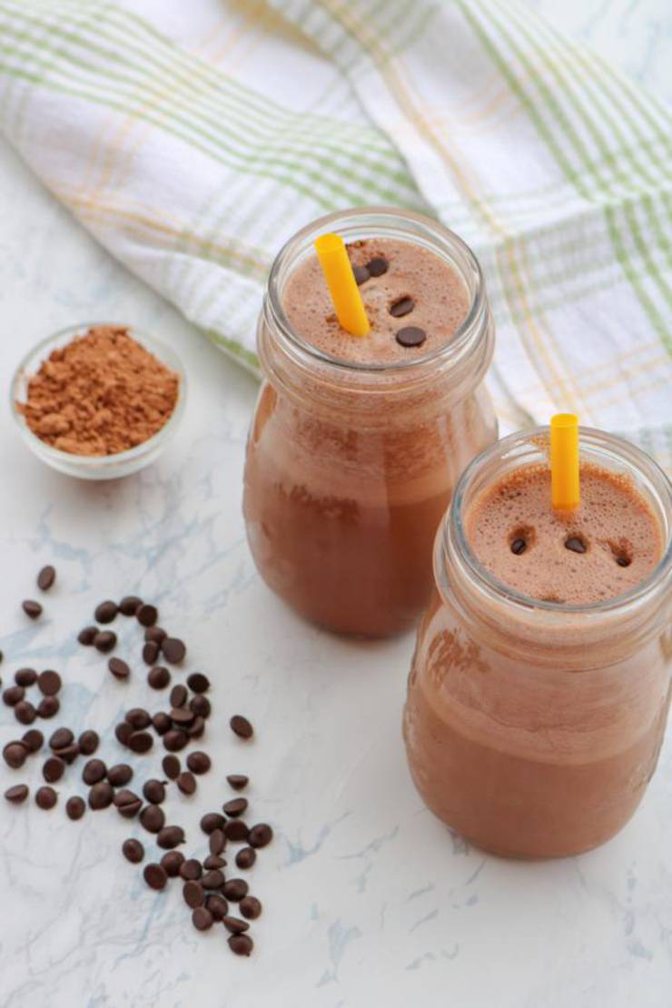 5 Ingredient Keto Chocolate Smoothie – BEST Low Carb Keto Chocolate Shake Recipe – Easy NO Sugar