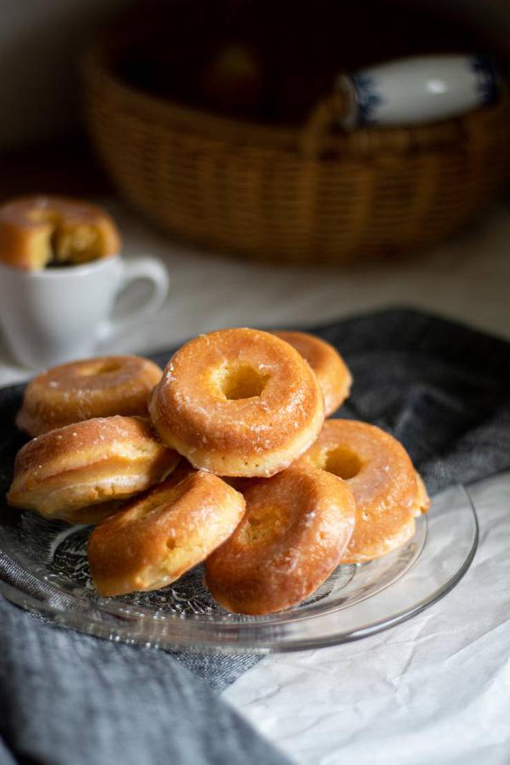 Keto Donuts | Super Yummy Low Carb Copycat Krispy Kreme Donut Recipe | Glaze Donuts For Ketogenic Diet