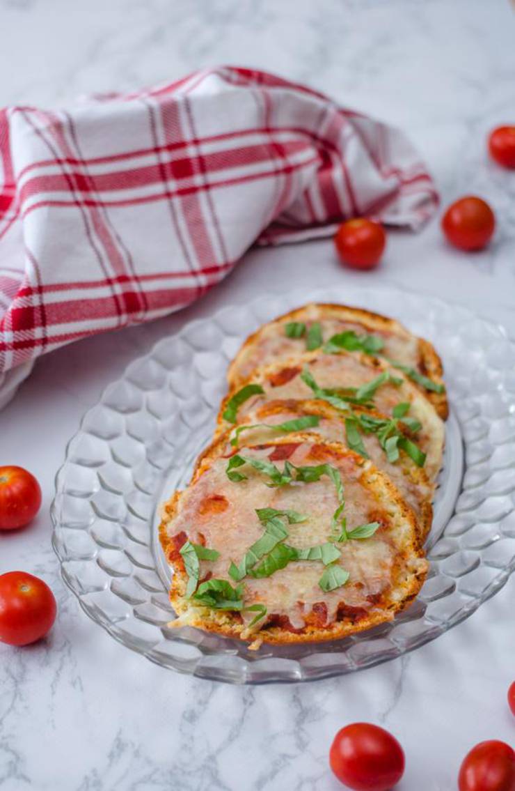 Keto Pizza – Low Carb Keto Mini Margherita Pizza Bites – Healthy Gluten Free Recipe {Easy}