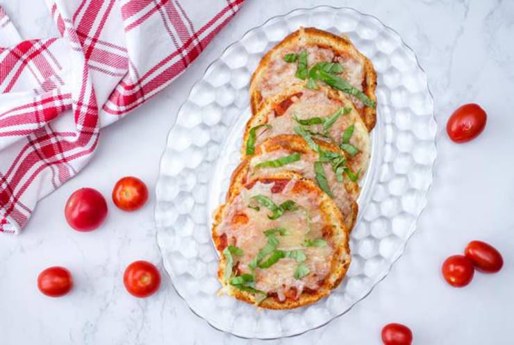 Keto Pizza – Low Carb Keto Mini Margherita Pizza Bites – Healthy Gluten Free Recipe {Easy}