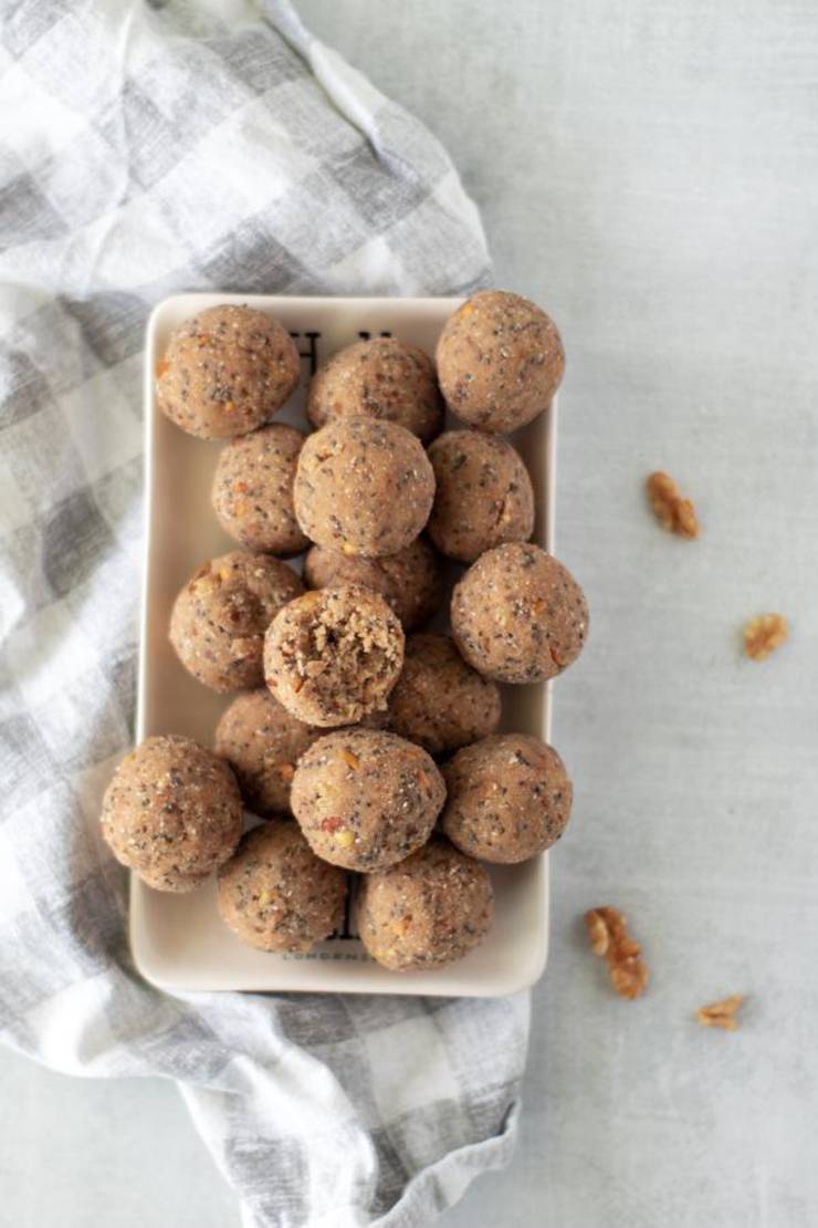 Keto Energy Balls – BEST Low Carb Keto Peanut Butter Energy Ball Fat Bombs – Easy NO Sugar Low Carb Recipe – Savory NO Bake Ketogenic Diet Snacks