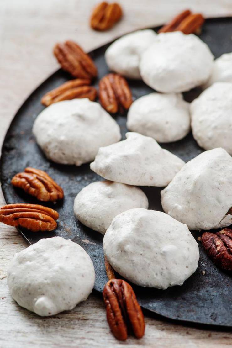 3 Ingredient Keto Pecan Cookies – The BEST Low Carb Keto Meringue Cookies {Easy – Flourless}