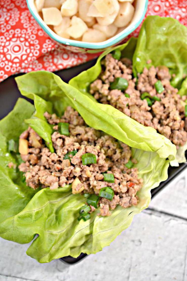 BEST Keto Lettuce Wraps ! Low Carb Keto PF Changs Copycat Chicken Lettuce Wraps Recipe – Asian – Gluten Free EASY Keto Friendly Idea