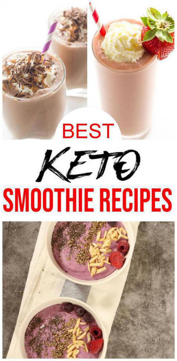 9 Keto Smoothie Recipes – BEST Low Carb Keto Smoothie Ideas – Easy Ketogenic Diet Ideas