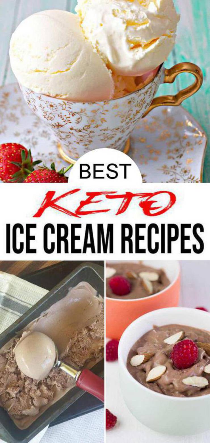 10 Keto Ice Cream Recipes– BEST Low Carb Ice Cream Ideas – Easy Ketogenic Diet Ideas