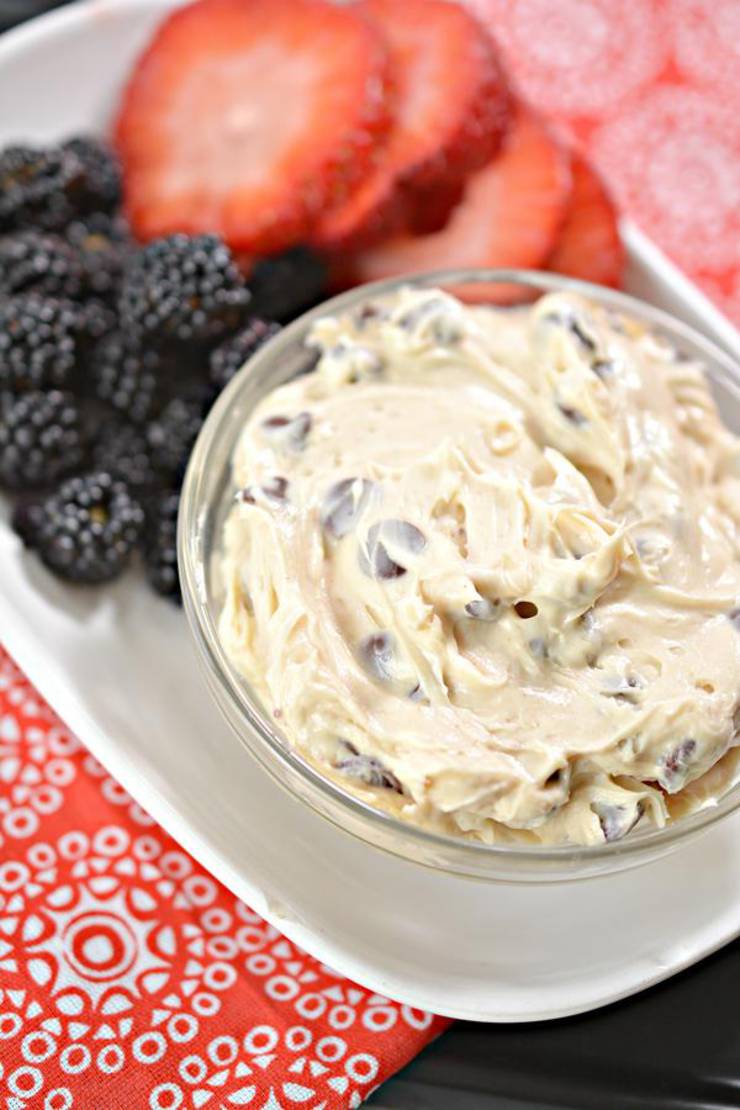 Keto Dip – EASY Low Carb Peanut Butter Chocolate Chip Dip Recipe – BEST Snack or Parties Dip Idea