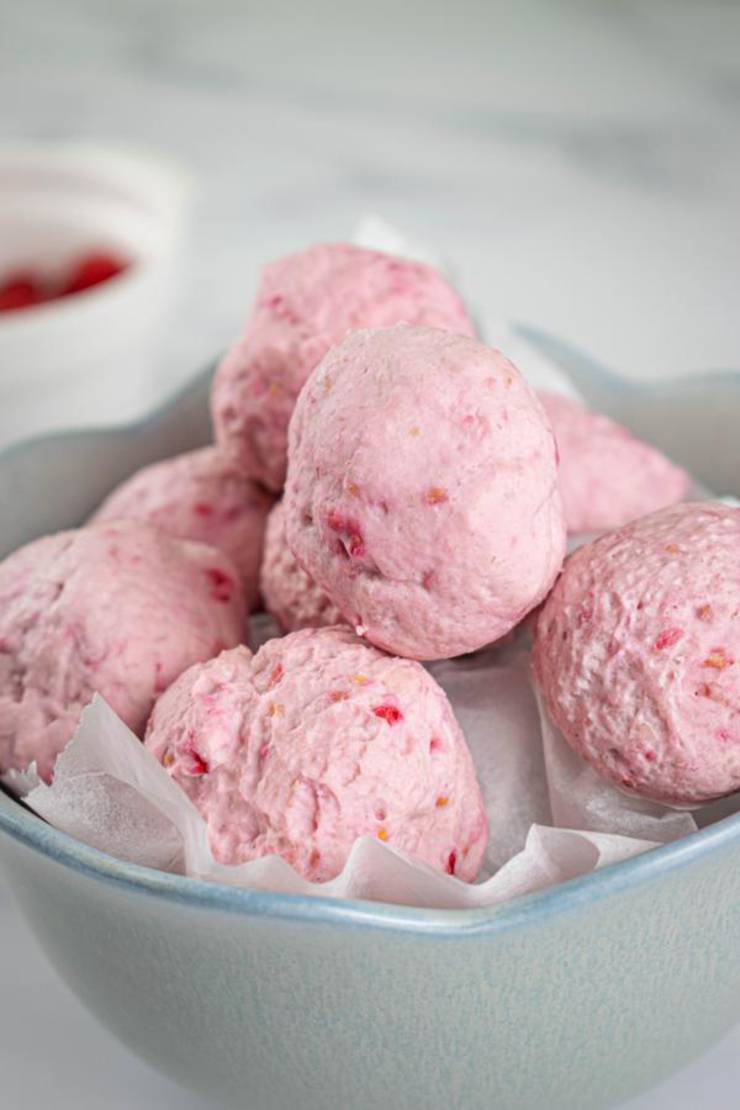 4 Ingredient Keto Fat Bombs – BEST Raspberry Lemon Fat Bombs – {Easy – NO Bake} NO Sugar Low Carb Recipe