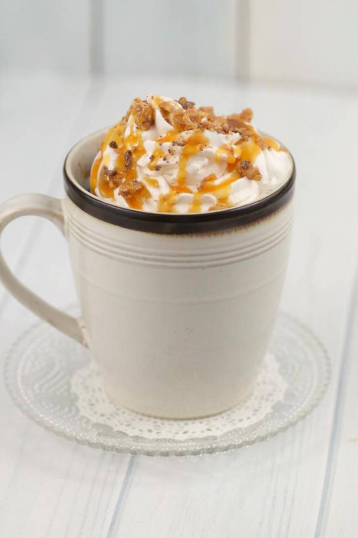 Microwave Mug Cake Recipe - Easy Microwave Chocolate Heath Bar Mug Cake