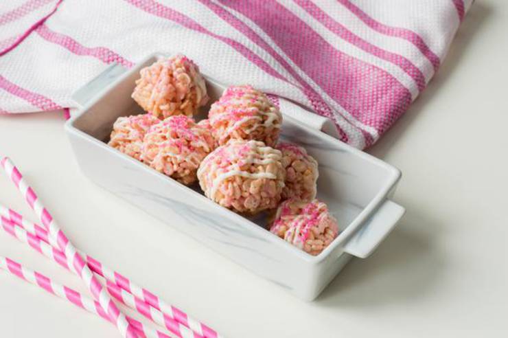 BEST Rice Krispie Treats! Kids Party Food - Easy Pink Rice Krispie Treat Ideas