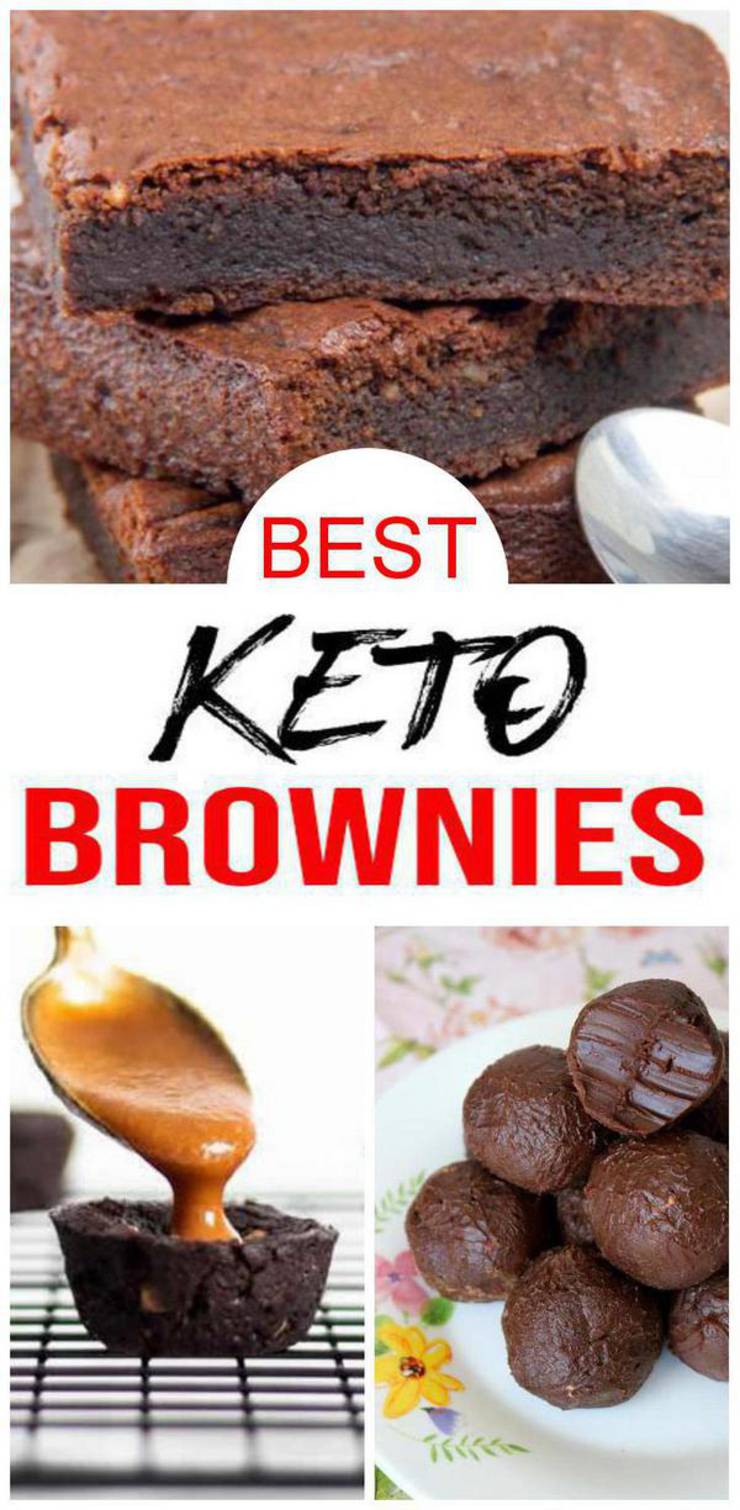 15 Keto Brownies Recipes – BEST Keto Low Carb Brownie Ideas – Easy Ketogenic Diet Ideas