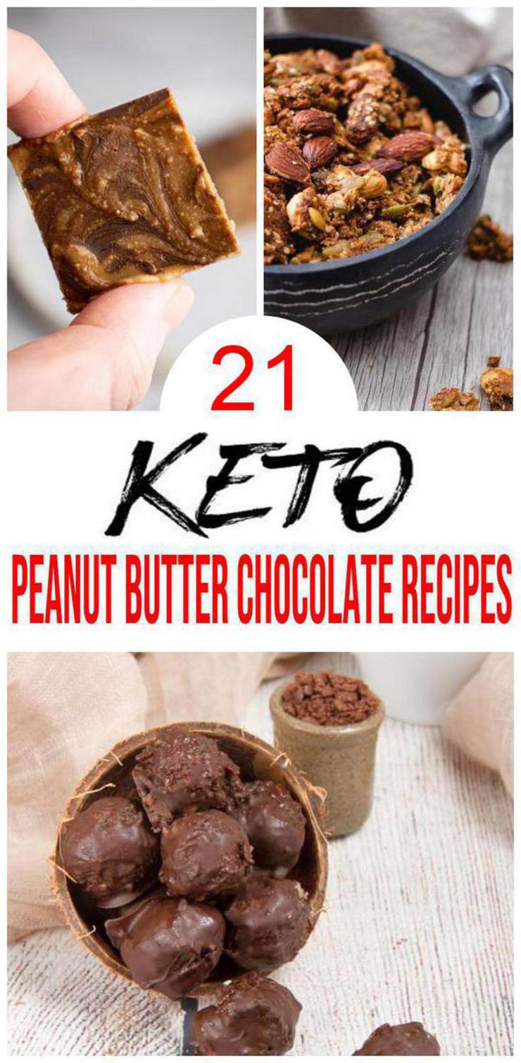 21 Keto Peanut Butter Chocolate Recipes - BEST Low Carb Keto Chocolate Peanut Butter Ideas – Easy Ketogenic Diet Ideas