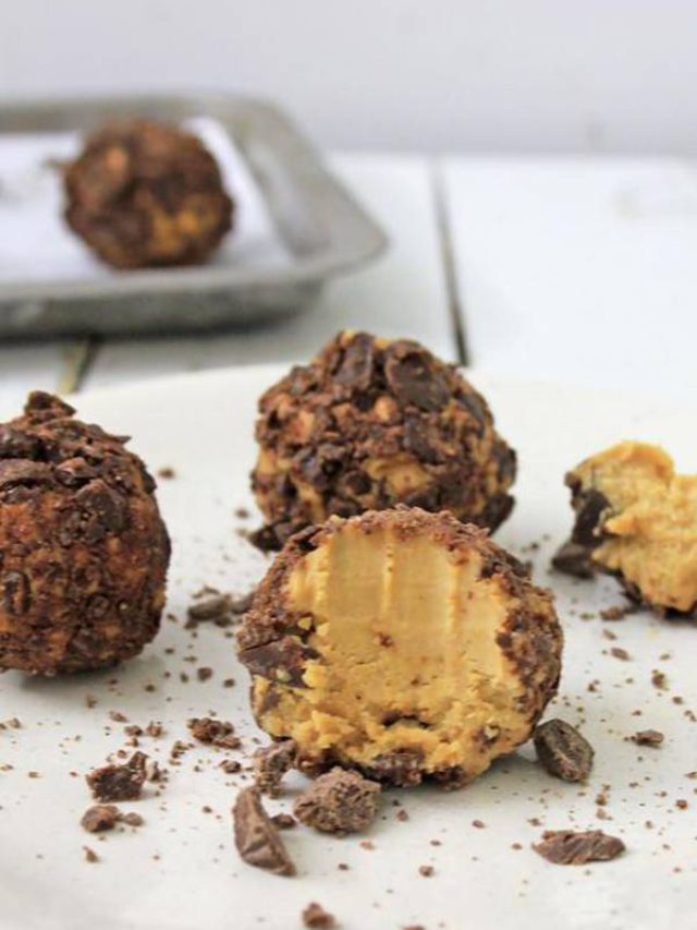 PEANUT BUTTER CHOCOLATE CHEESECAKE BITES KETO LOW CARB