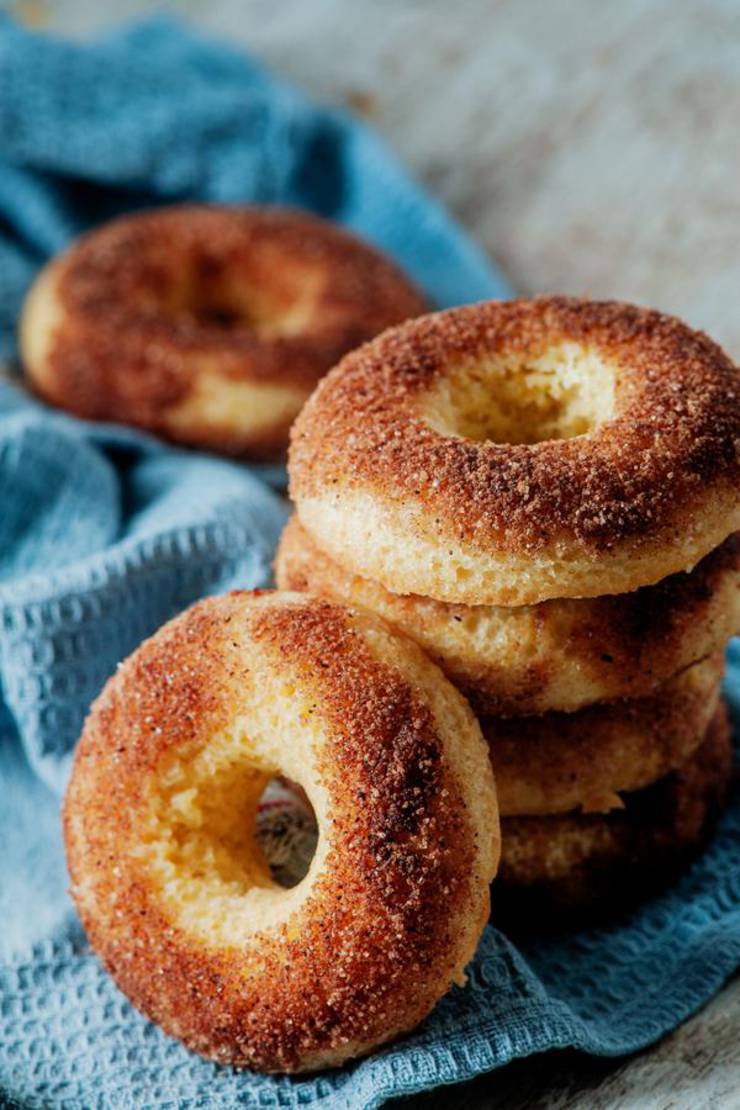 Keto Donuts | Super Yummy Low Carb Cinnamon Sugar Donut Recipe | Donuts For Ketogenic Diet