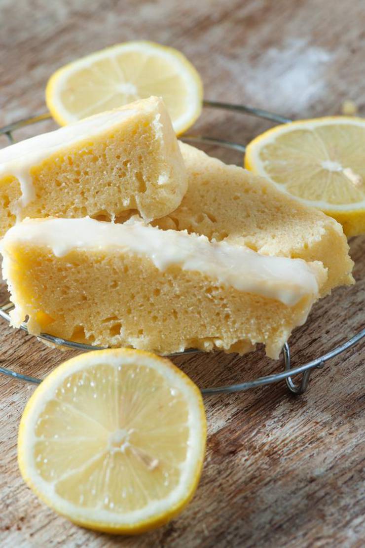 Keto Lemon Bread | Super Yummy Low Carb Copycat Starbucks Lemon Loaf Recipe | Glaze Pound Cake For Ketogenic Diet