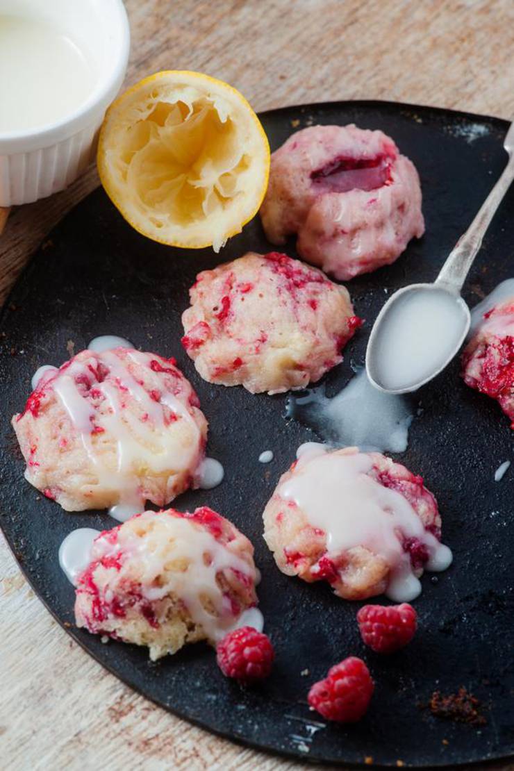 Keto Cookies | Super Yummy Low Carb Keto Raspberry Lemon Glazed Cookies | Easy and Best Cookie Recipe For Ketogenic Diet