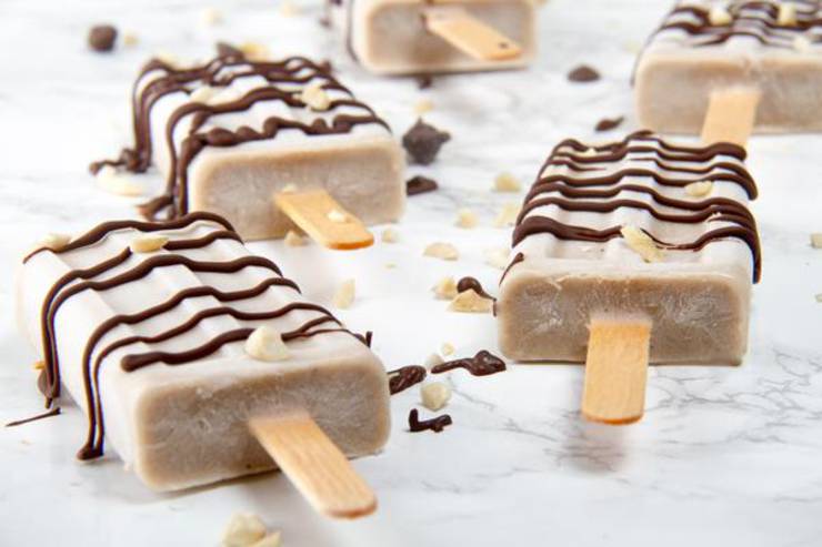 5 Ingredient Keto Peanut Butter Chocolate Creamsicle Popsicles – BEST Keto Vegan Peanut Butter Chocolate Creamsicles– {Easy} NO Sugar Low Carb Recipe