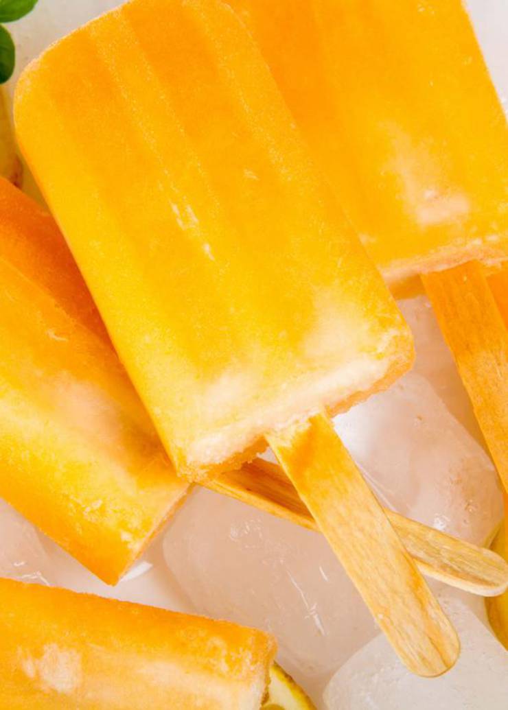 5 Ingredient Keto Orange Creamsicle Popsicles– BEST Keto Vegan Orange Creamsicle – {Easy – NO Bake} NO Sugar Low Carb Recipe