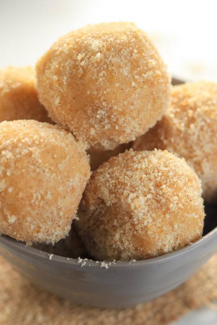 Keto Fat Bombs – BEST Keto Caramel Apple Pie Fat Bombs – {Easy – NO Bake} NO Sugar Low Carb Recipe