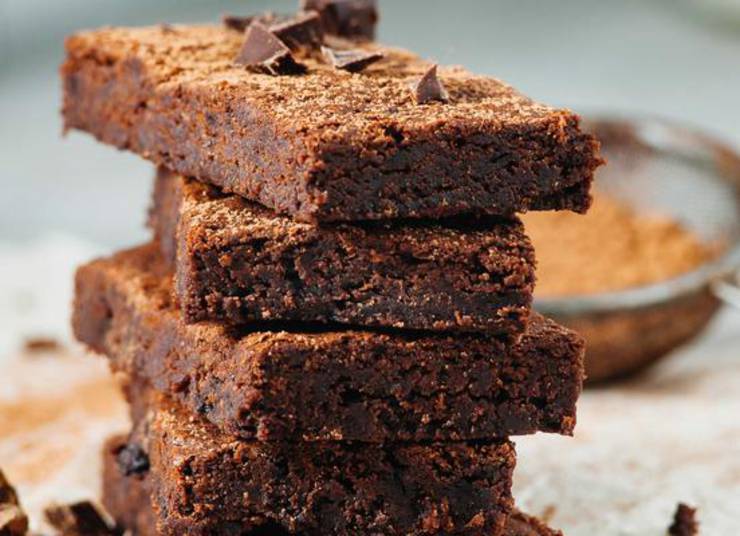Keto Brownies - Super Yummy Low Carb Copycat Starbucks Double Chocolate Brownie Recipe - Desserts - Snacks - Treats For Ketogenic Diet
