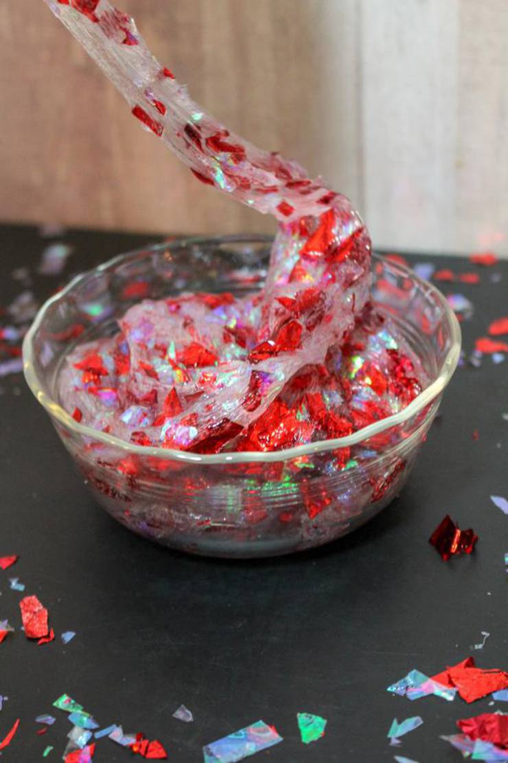 DIY Confetti Slime – How To Make Homemade Confetti Slime – Easy & Fun Recipe For Kids – Teens - Tweens – Party Favors – Crafts – Clear Slime