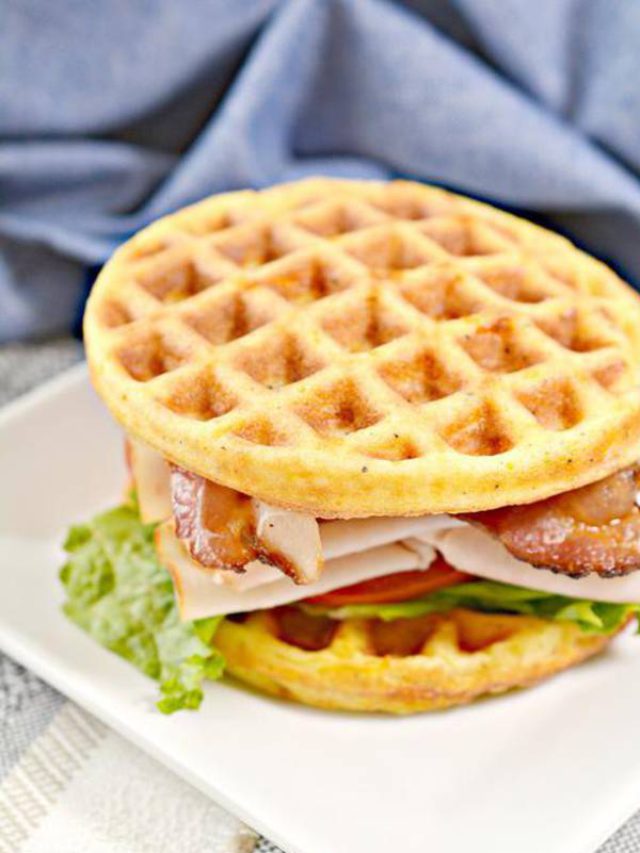 Keto Low Carb Blt Chaffle Sandwich Story