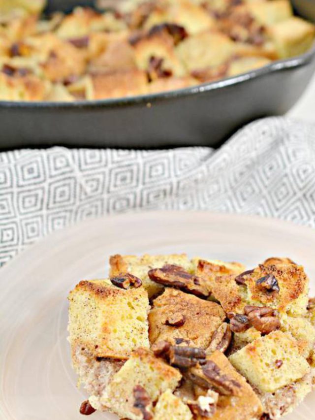 Bread Pudding Keto Low Carb