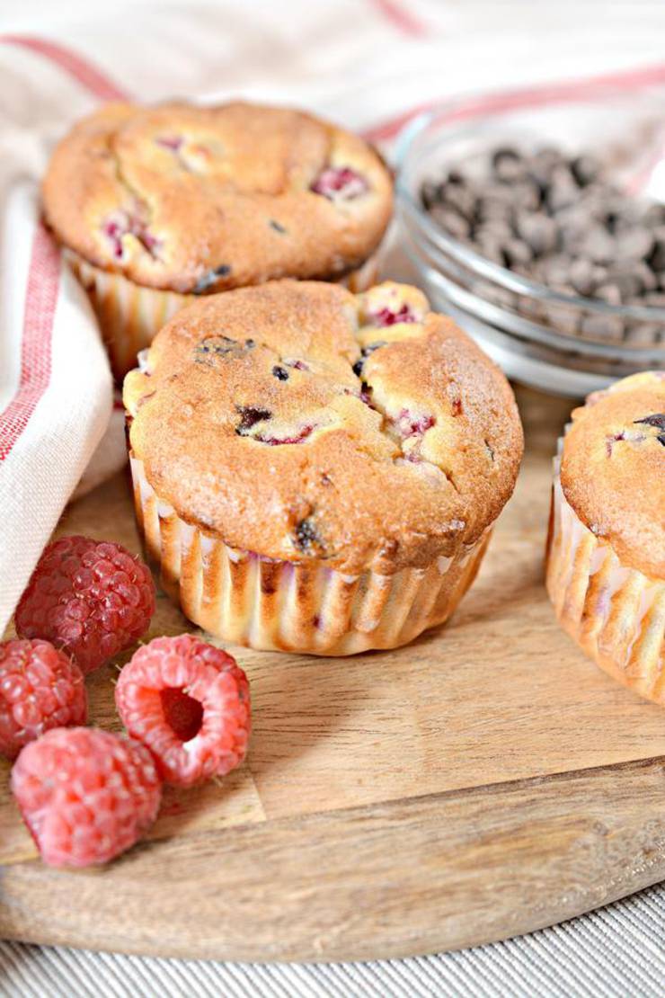 BEST Keto Muffins! Low Carb Raspberry Chocolate Chip Muffin Idea