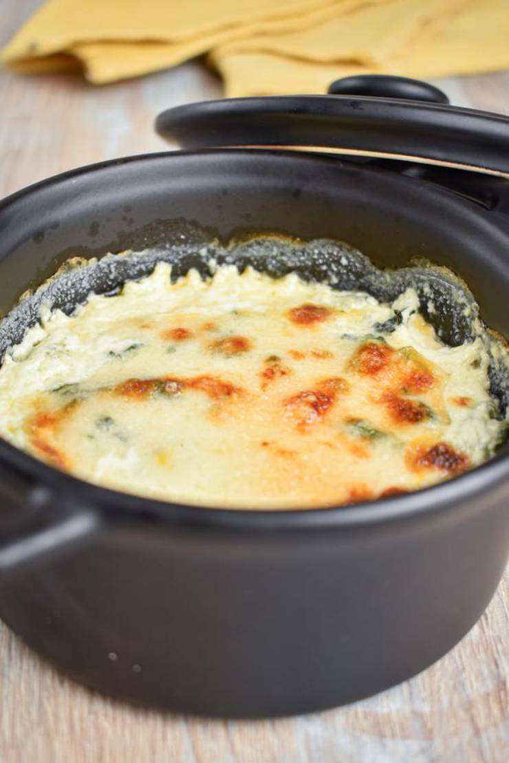 Keto Spinach Dip - EASY Low Carb Keto Baked Spinach Dip Recipe - BEST Snack or Parties Dip Idea