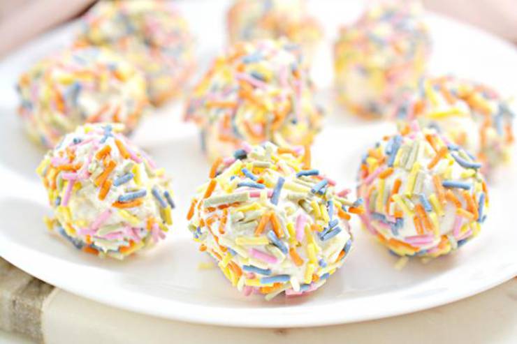 5 Ingredient Keto Sprinkle Fat Bombs – BEST Sprinkle Cream Cheese Fat Bombs – NO Bake – Easy NO Sugar Low Carb Recipe