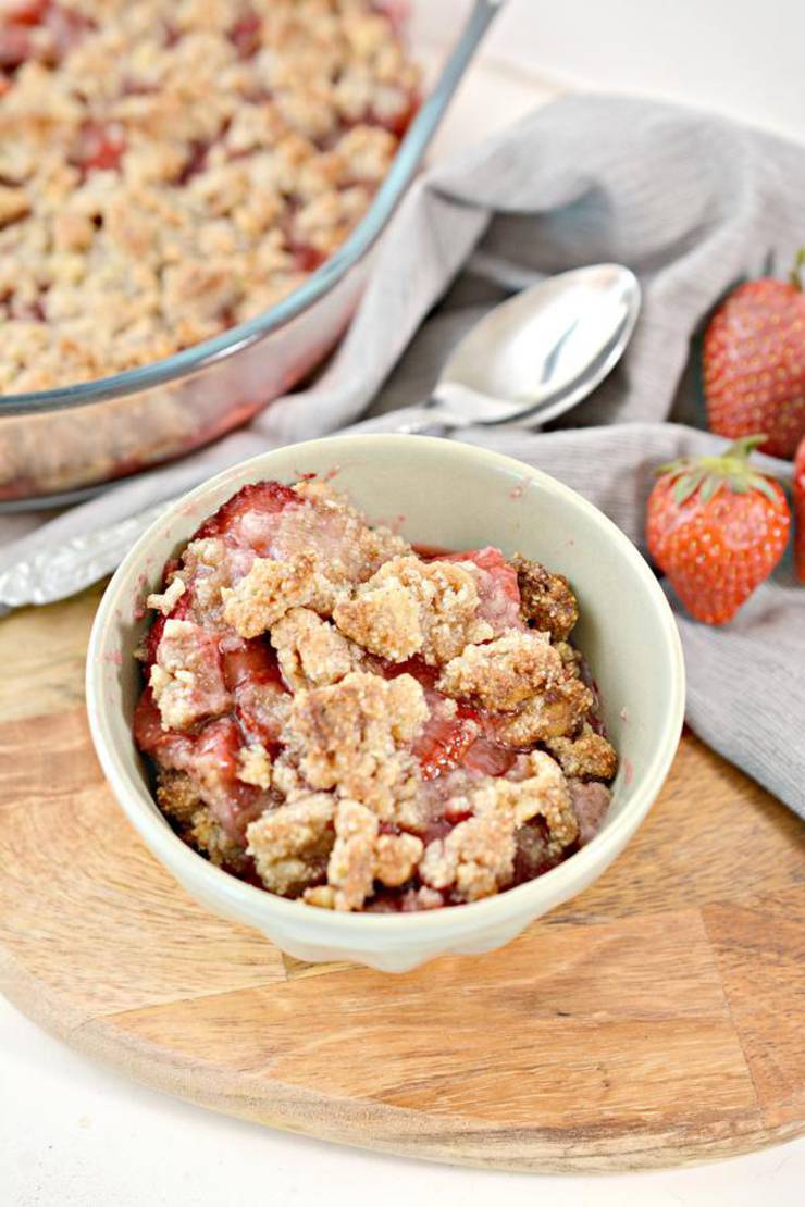 Keto Strawberry Crumble BEST Low Carb Keto Strawberry