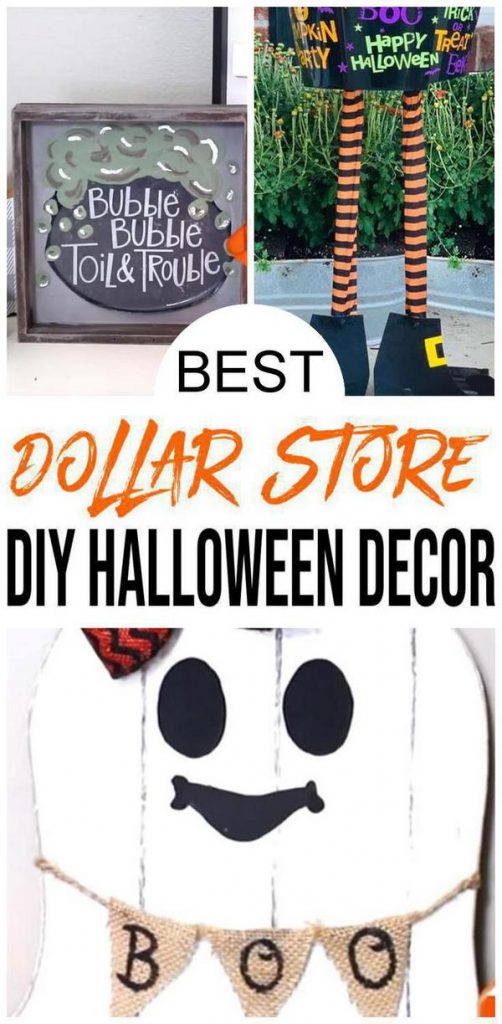 DIY Dollar Store Halloween Decorations – Ideas & Hacks - Cheap & Easy ...