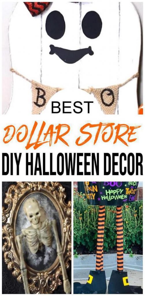 DIY Dollar Store Halloween Decorations – Ideas & Hacks - Cheap & Easy ...