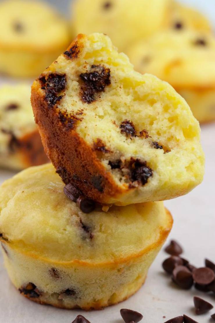 BEST Keto Muffins! Low Carb Chocolate Chip Chaffle Muffins Idea – Chuffin - Homemade – Quick & Easy Ketogenic Diet Recipe – Completely Keto Friendly