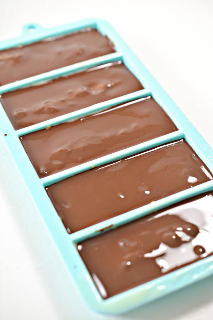 Keto Chocolate Peanut Butter Candy Bars