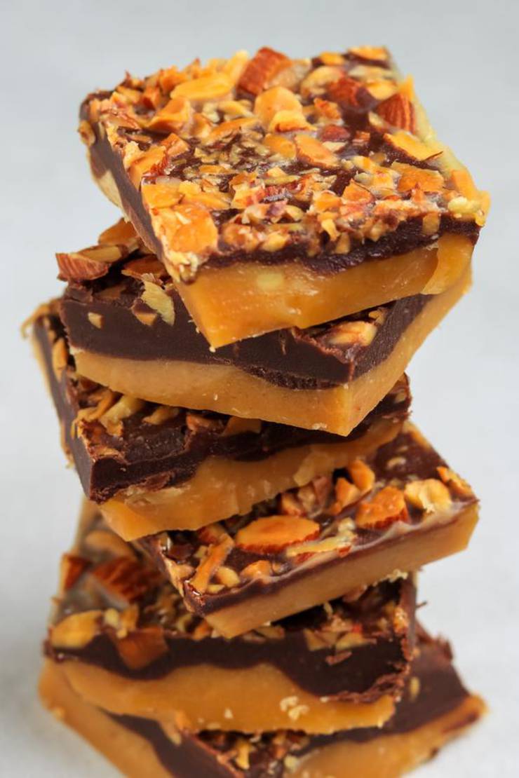 Keto Candy! BEST Low Carb Keto English Toffee Idea – Quick & Easy Ketogenic Diet Recipe – Completely Keto Friendly – Gluten Free – Sugar Free