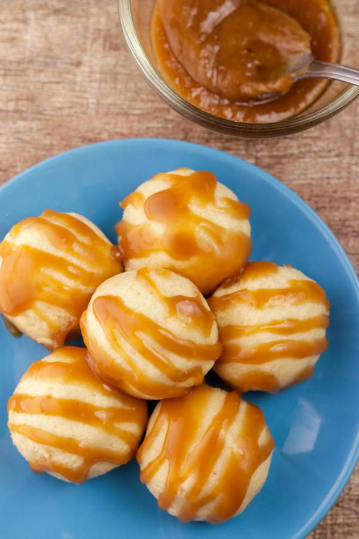 Keto Fat Bombs – BEST Keto Vanilla Caramel Pie Fat Bombs – {Easy – NO Bake} NO Sugar Low Carb Recipe