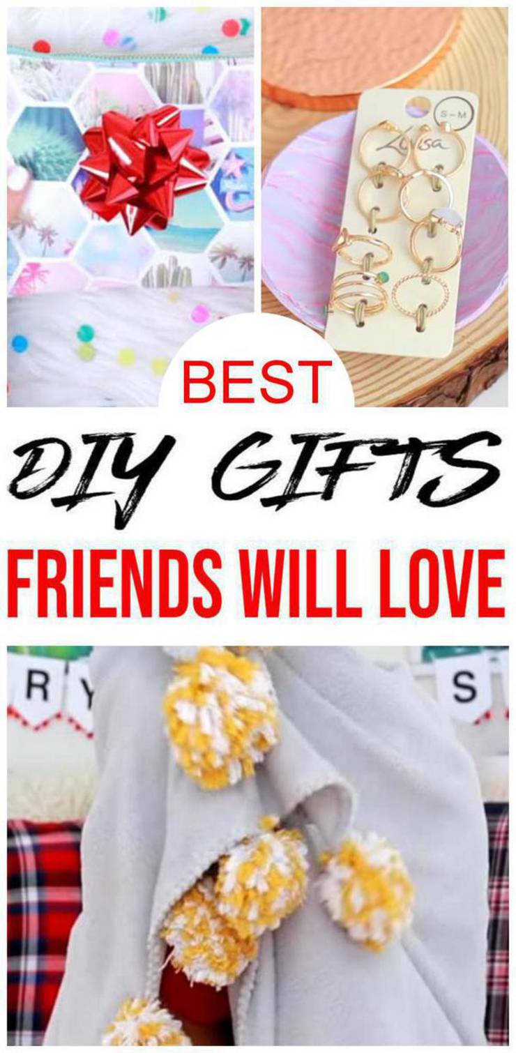 Easy Diy Gifts For Friends Best Cheap Gift Ideas To Make Birthdays Christmas