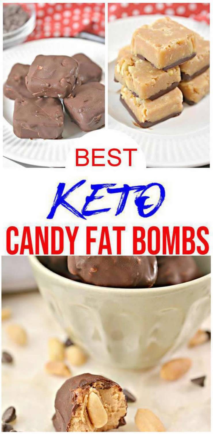 7 Keto Candy Fat Bombs Recipes – BEST Keto Low Carb Candy Fat Bomb Ideas – Easy Ketogenic Diet Ideas