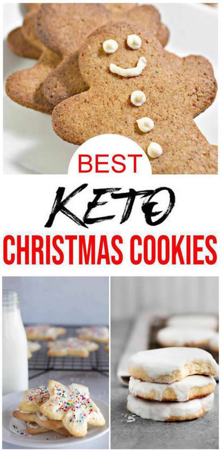 15 Keto Christmas Cookies - EASY and BEST Low Carb Holiday Cookie Recipes - Holiday Baking - Gluten Free