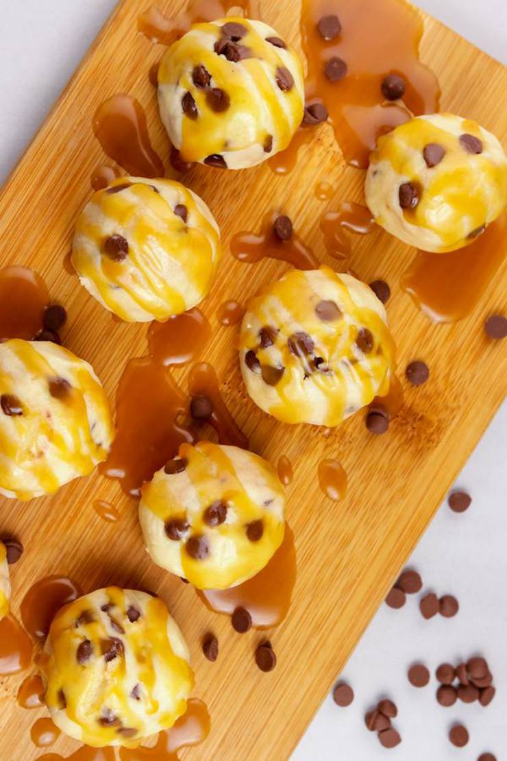 Keto Fat Bombs – BEST Keto Chocolate Chip Caramel Cheesecake Fat Bombs – {Easy – NO Bake} NO Sugar Low Carb Recipe