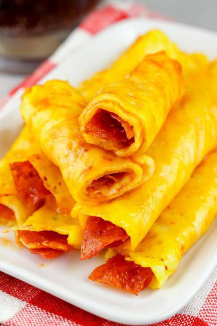 Keto Pizza Roll Ups Cheese Wrapped