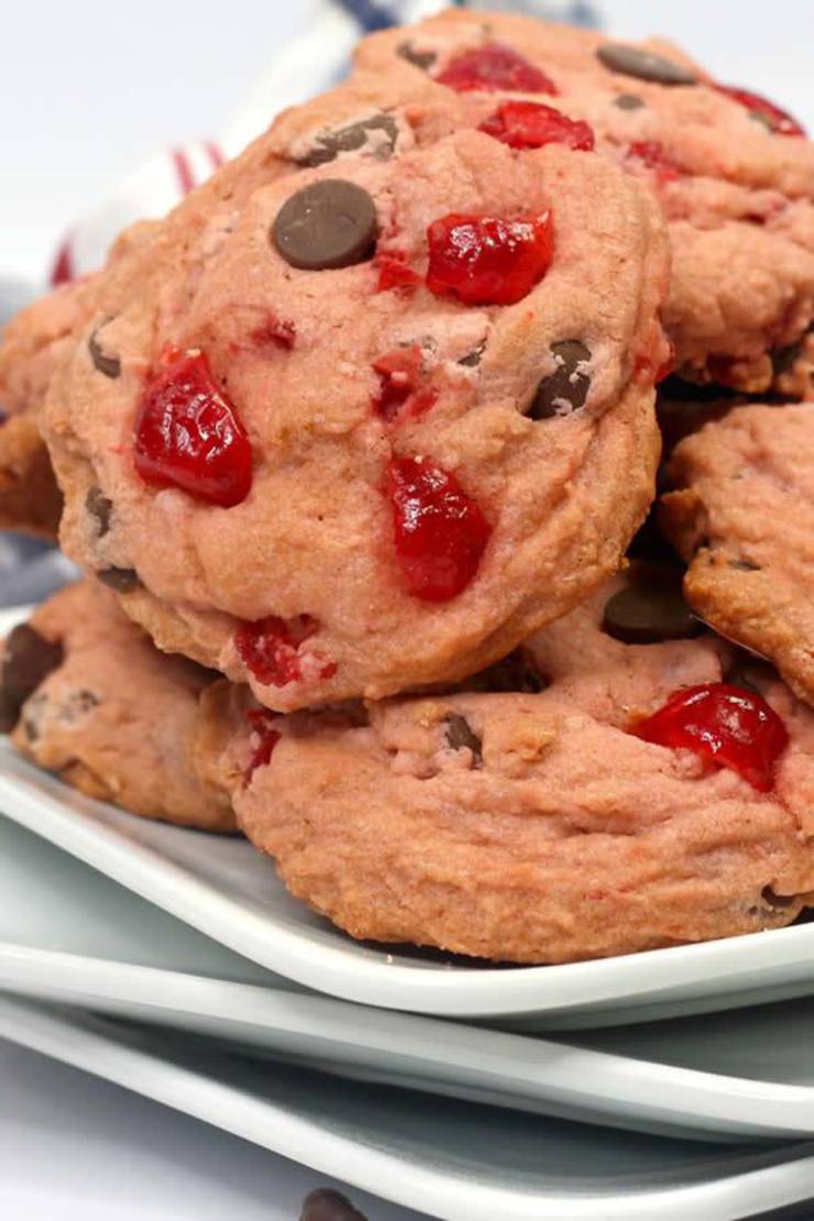 Kids Party Food! BEST Cherry Garcia Cookies Recipe – Easy – Cheap Ideas - Simple Desserts – Snacks – Kids Parties - Slumber Party Food