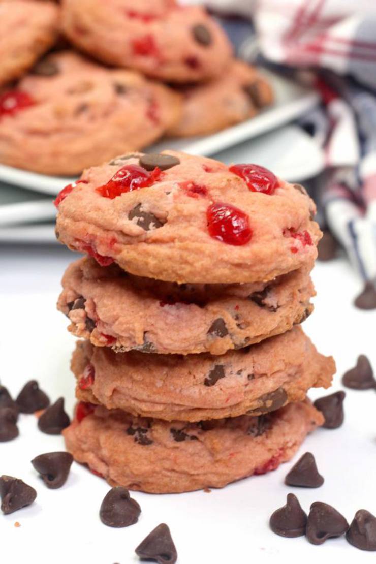 Kids Party Food! BEST Cherry Garcia Cookies Recipe – Easy – Cheap Ideas - Simple Desserts – Snacks – Kids Parties - Slumber Party Food