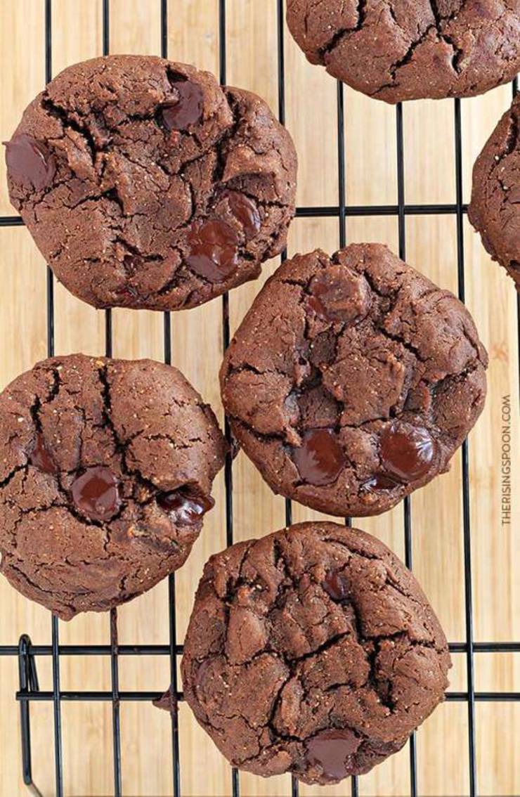 Double Chocolate Flourless Peanut Butter Cookies