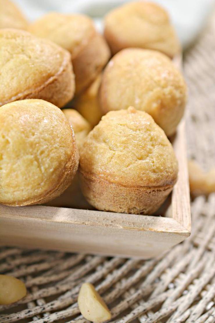 BEST Keto Muffins! Low Carb Mini Flourless Macadamia Nut Muffin Idea – Quick & Easy Ketogenic Diet Recipe – Magic Pill Macadamia Bread Recipe