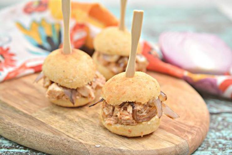 BEST Keto Chicken Sliders – EASY Low Carb Keto Mini BBQ Chicken Sliders Recipe – Tasty Keto Appetizers – Dinner – Party Finger Foods