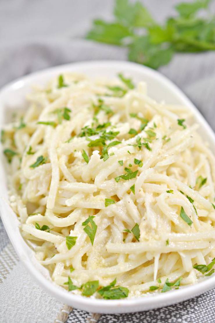 BEST Keto Noodles! Low Carb Fettuccine Alfredo Pasta Noodle Idea – Homemade - Quick & Easy Ketogenic Diet Recipe – Completely Keto Friendly