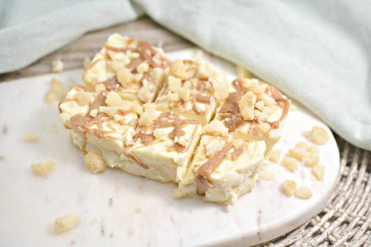 Keto Fudge! BEST Low Carb Keto White Chocolate Caramel Macadamia Nut Fudge Idea – Quick & Easy Ketogenic Diet Recipe – Completely Keto Friendly