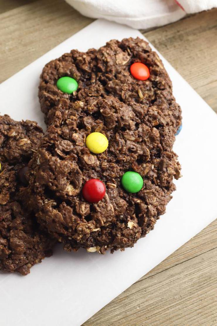 Monster Cookies! EASY Nutella Monster Cookie Recipe – Simple Desserts ...